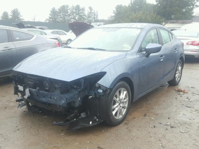 JM1BM1V74E1184644 - 2014 MAZDA 3 TOURING BLUE photo 2