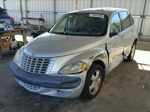 3C8FY68B62T201191 - 2002 CHRYSLER PT CRUISER SILVER photo 2