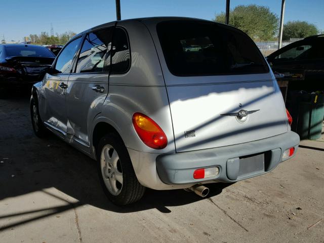 3C8FY68B62T201191 - 2002 CHRYSLER PT CRUISER SILVER photo 3