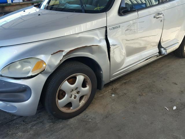 3C8FY68B62T201191 - 2002 CHRYSLER PT CRUISER SILVER photo 9