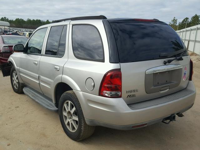 5GADT13S442245729 - 2004 BUICK RAINIER CX SILVER photo 3