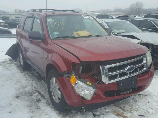 1FMCU03Z88KB05828 - 2008 FORD ESCAPE XLT RED photo 1
