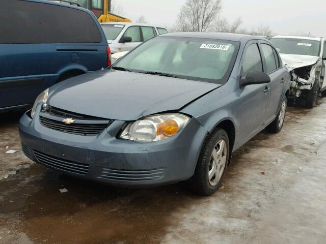 1G1AK55F867738971 - 2006 CHEVROLET COBALT LS BLUE photo 2