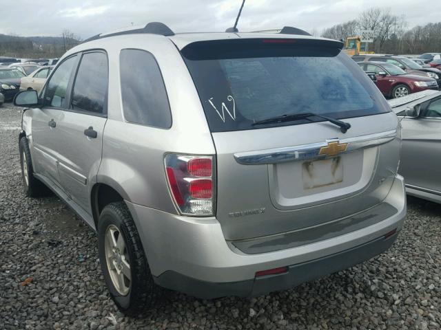 2CNDL13F776233692 - 2007 CHEVROLET EQUINOX LS SILVER photo 3