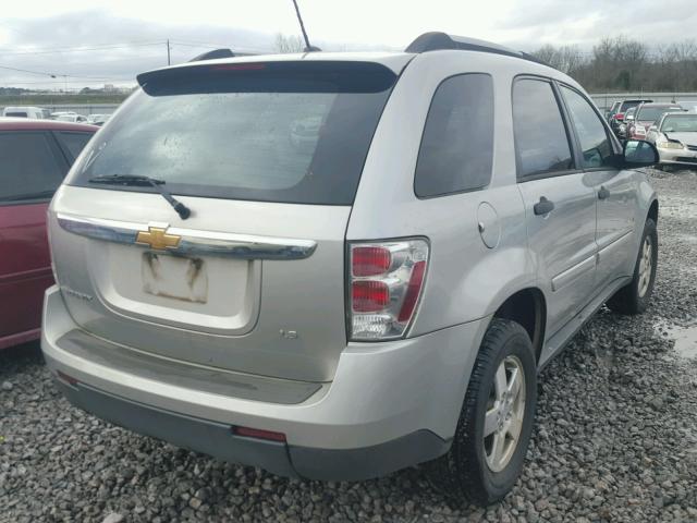 2CNDL13F776233692 - 2007 CHEVROLET EQUINOX LS SILVER photo 4