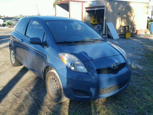 JTDJT4K34B5330045 - 2011 TOYOTA YARIS BLUE photo 1