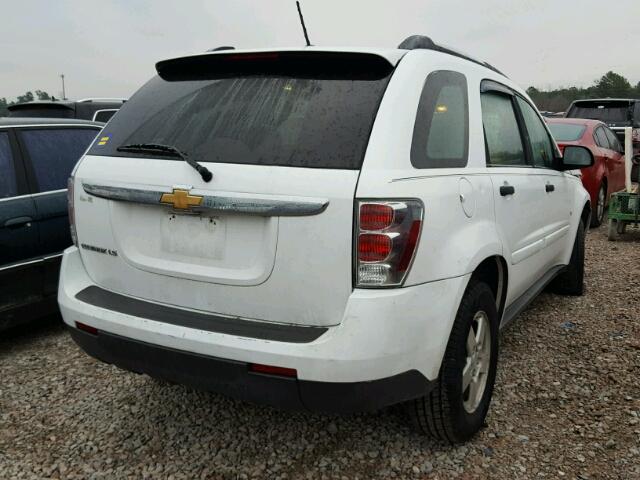 2CNDL23F486288818 - 2008 CHEVROLET EQUINOX LS WHITE photo 4