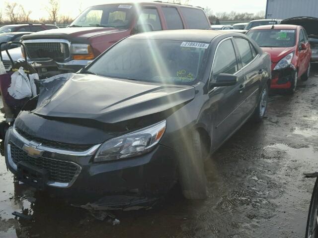 1G11B5SLXFF163417 - 2015 CHEVROLET MALIBU LS BLACK photo 2