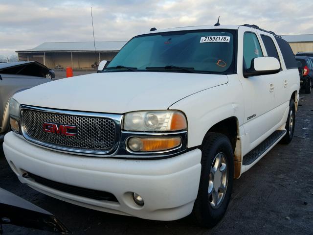 1GKFK66U95J134318 - 2005 GMC YUKON XL D WHITE photo 2