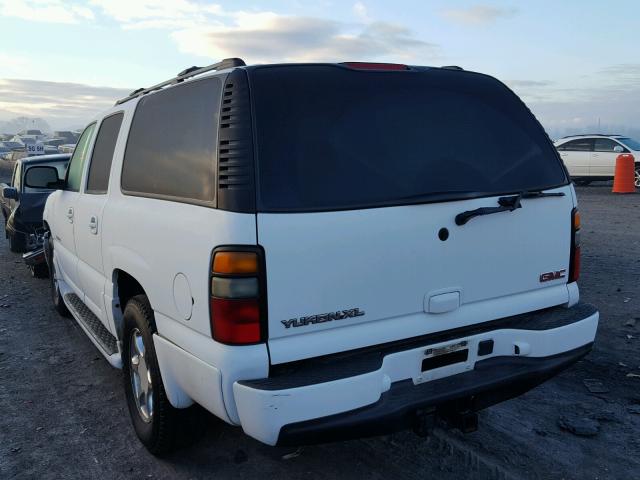 1GKFK66U95J134318 - 2005 GMC YUKON XL D WHITE photo 3