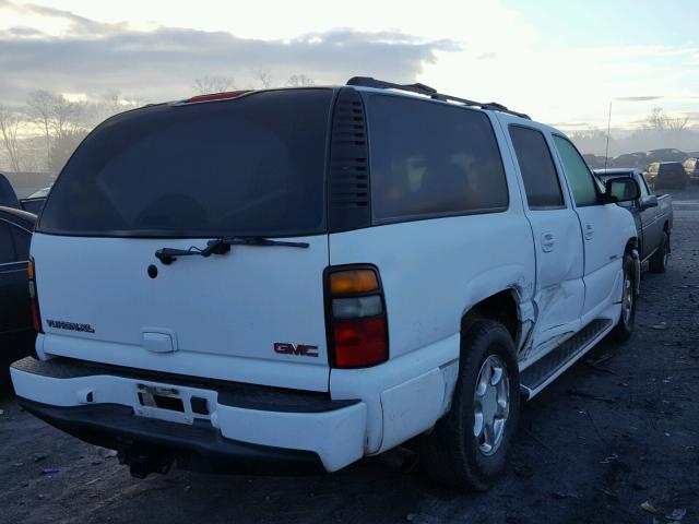 1GKFK66U95J134318 - 2005 GMC YUKON XL D WHITE photo 4