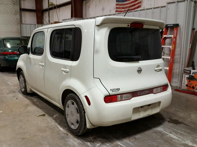 JN8AZ2KR3BT203973 - 2011 NISSAN CUBE BASE WHITE photo 3