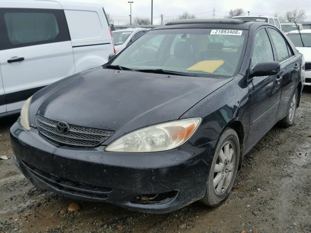 4T1BF32K53U045774 - 2003 TOYOTA CAMRY LE BLACK photo 2