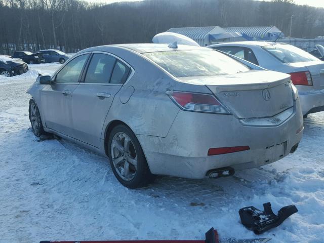 19UUA96559A004298 - 2009 ACURA TL GRAY photo 3