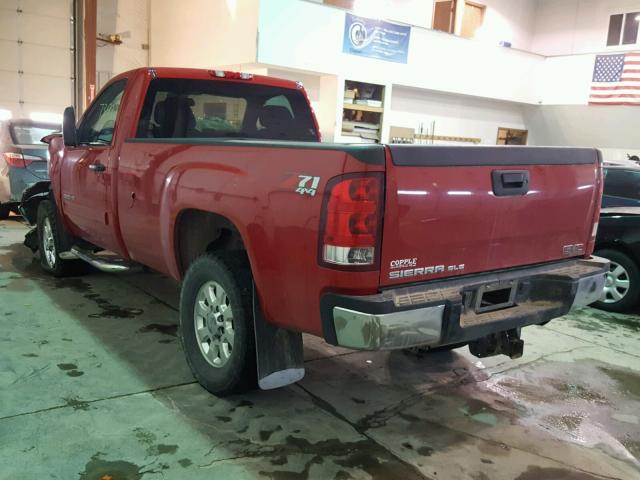 1GT020CG5DF124660 - 2013 GMC SIERRA K25 RED photo 3