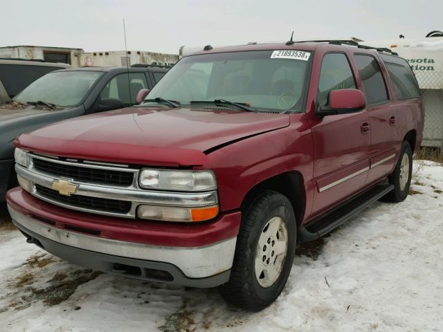 3GNFK16Z75G171919 - 2005 CHEVROLET SUBURBAN K MAROON photo 2