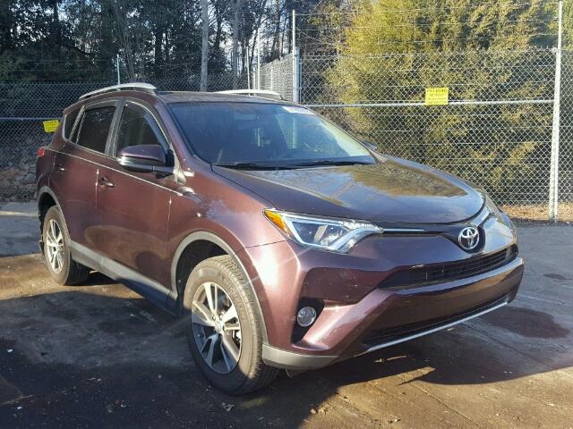 2T3WFREV3GW270377 - 2016 TOYOTA RAV4 XLE MAROON photo 1