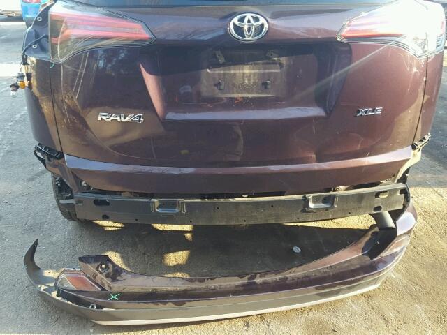 2T3WFREV3GW270377 - 2016 TOYOTA RAV4 XLE MAROON photo 9