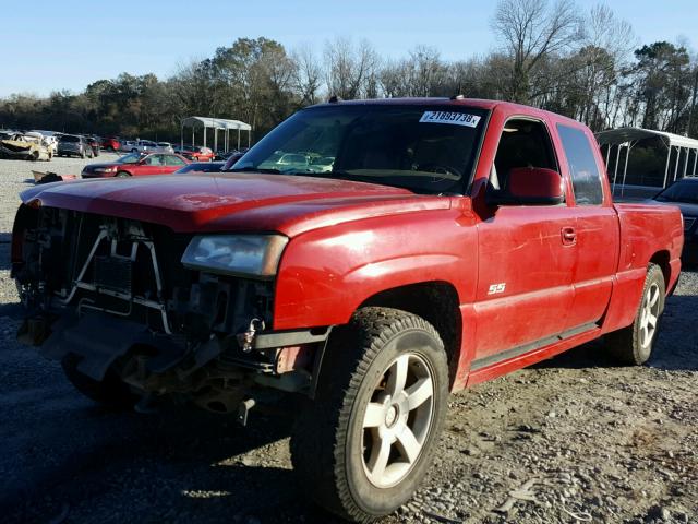 2GCEK19N841138934 - 2004 CHEVROLET SILVERADO RED photo 2