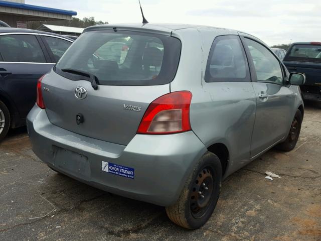 JTDJT923875121573 - 2007 TOYOTA YARIS SILVER photo 4