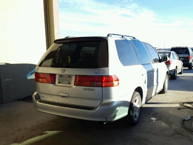 2HKRL18661H529714 - 2001 HONDA ODYSSEY EX GRAY photo 4