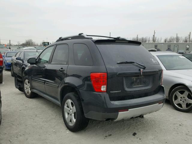 2CKDL63F066169617 - 2006 PONTIAC TORRENT BLACK photo 3