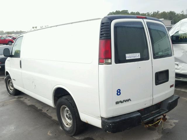 1GTEG15W7Y1110697 - 2000 GMC SAVANA G15 WHITE photo 3