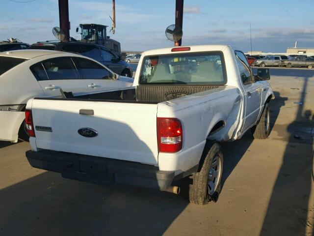 1FTYR10D87PA90260 - 2007 FORD RANGER WHITE photo 4