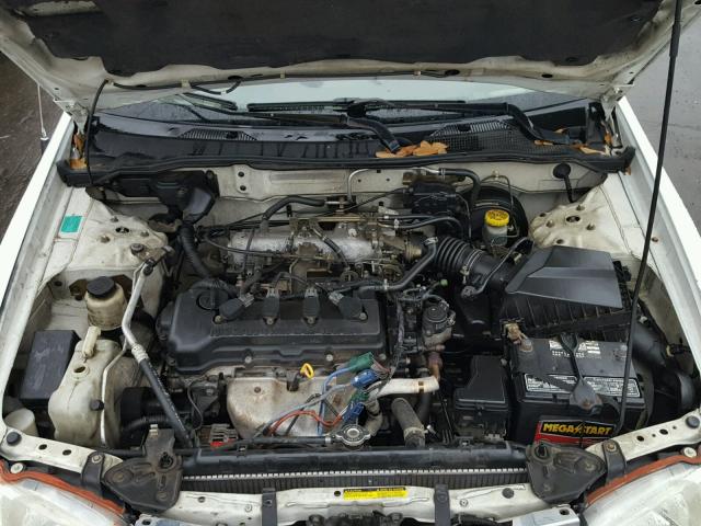 3N1CB51D52L681626 - 2002 NISSAN SENTRA XE WHITE photo 7