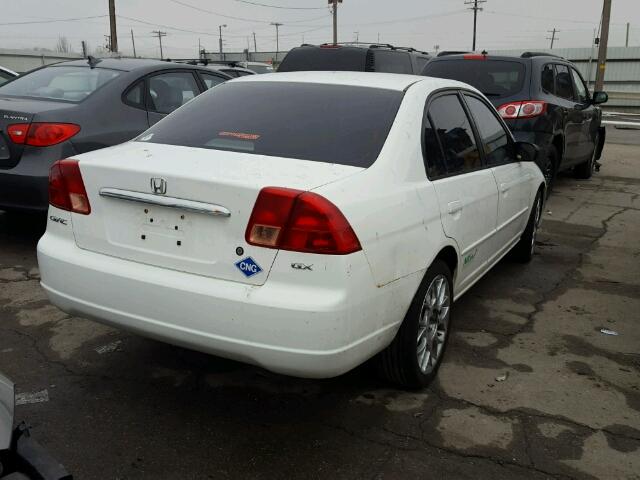 1HGEN26592L000197 - 2002 HONDA CIVIC GX WHITE photo 4