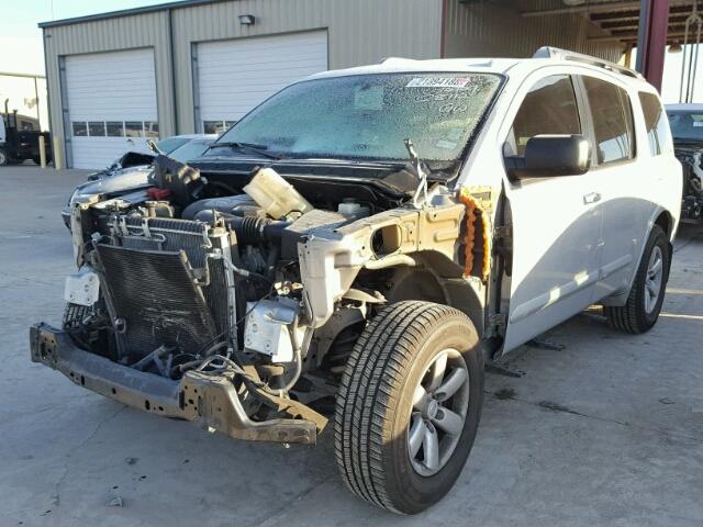 5N1BA0ND1DN615355 - 2013 NISSAN ARMADA SV SILVER photo 2