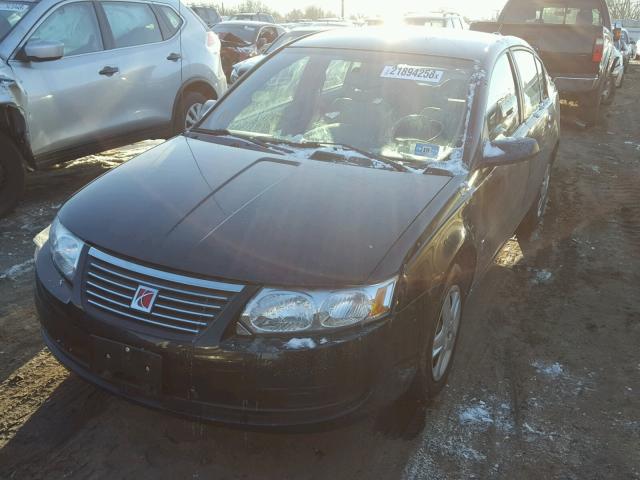 1G8AJ55FX6Z129678 - 2006 SATURN ION LEVEL BLACK photo 2