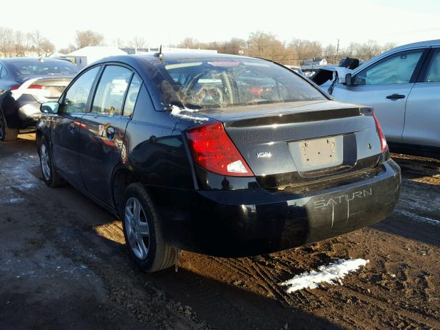 1G8AJ55FX6Z129678 - 2006 SATURN ION LEVEL BLACK photo 3