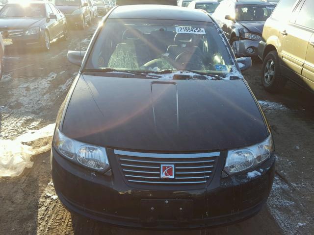 1G8AJ55FX6Z129678 - 2006 SATURN ION LEVEL BLACK photo 9