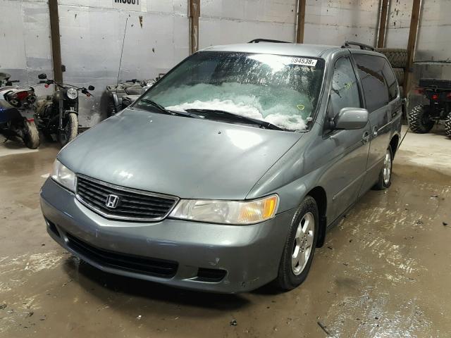 2HKRL1859YH604536 - 2000 HONDA ODYSSEY LX GRAY photo 2