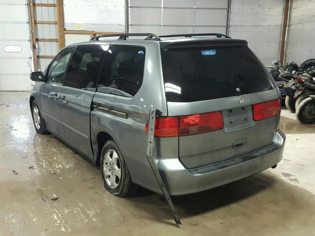 2HKRL1859YH604536 - 2000 HONDA ODYSSEY LX GRAY photo 3