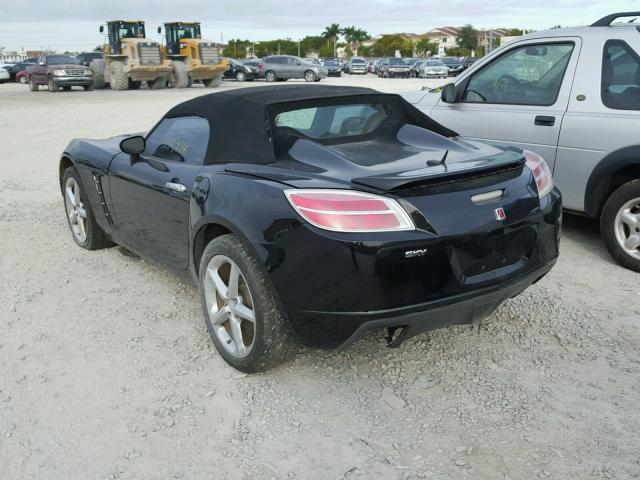 1G8MG35X78Y133219 - 2008 SATURN SKY REDLIN BLACK photo 3