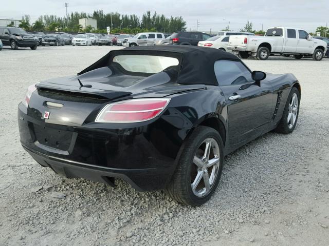 1G8MG35X78Y133219 - 2008 SATURN SKY REDLIN BLACK photo 4