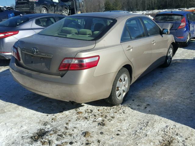 4T1BE46K27U109388 - 2007 TOYOTA CAMRY NEW BROWN photo 4