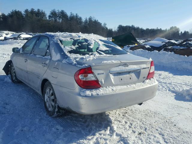 4T1BF30K53U056776 - 2003 TOYOTA CAMRY LE SILVER photo 3