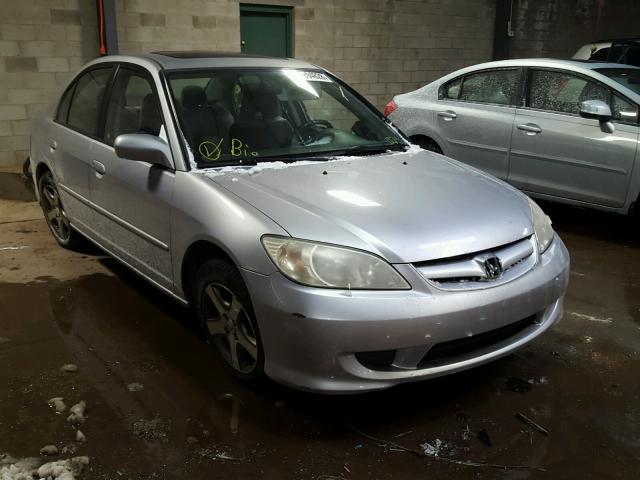 2HGES267X5H540900 - 2005 HONDA CIVIC EX 银色 照片 1
