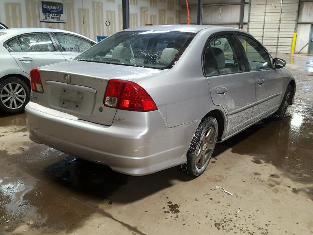 2HGES267X5H540900 - 2005 HONDA CIVIC EX 银色 照片 4