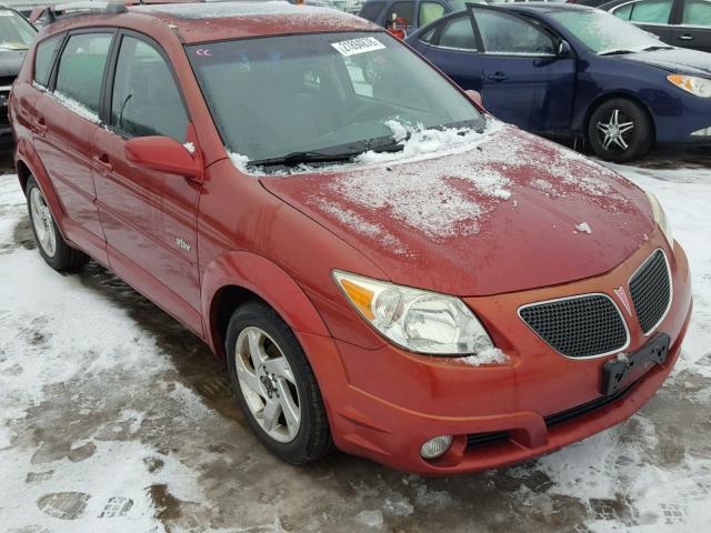 5Y2SL63895Z484063 - 2005 PONTIAC VIBE RED photo 1