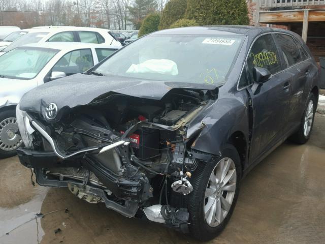 4T3BA3BB3DU035431 - 2013 TOYOTA VENZA LE GRAY photo 2