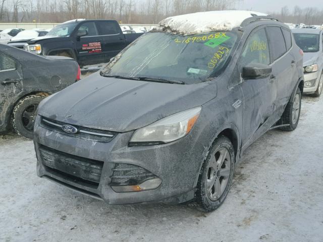 1FMCU9GX6EUB57987 - 2014 FORD ESCAPE SE GRAY photo 2