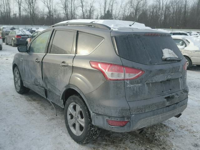 1FMCU9GX6EUB57987 - 2014 FORD ESCAPE SE GRAY photo 3