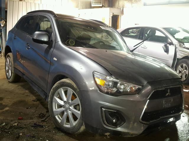 4A4AR4AU4EE025652 - 2014 MITSUBISHI OUTLANDER GRAY photo 1