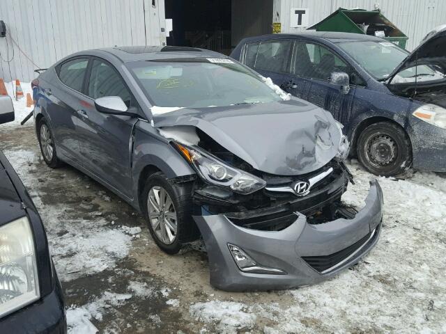 KMHDH4AE2FU225044 - 2015 HYUNDAI ELANTRA SE SILVER photo 1