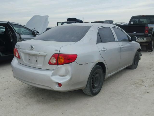 JTDBL40E99J017339 - 2009 TOYOTA COROLLA BA SILVER photo 4