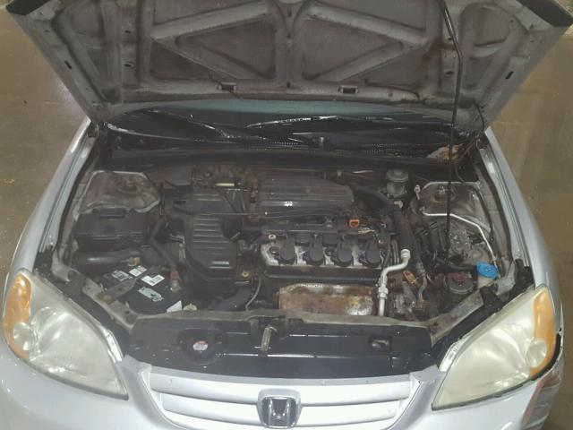 2HGES26712H508395 - 2002 HONDA CIVIC EX ვერცხლისფერი ფოტო 7